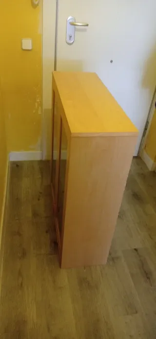 Vitrina salón roble