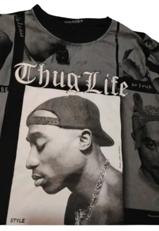 Camiseta Tupac Thug Life Talla L