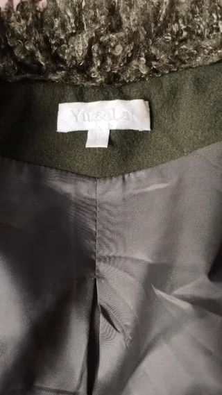 Chaleco largo verde oliva