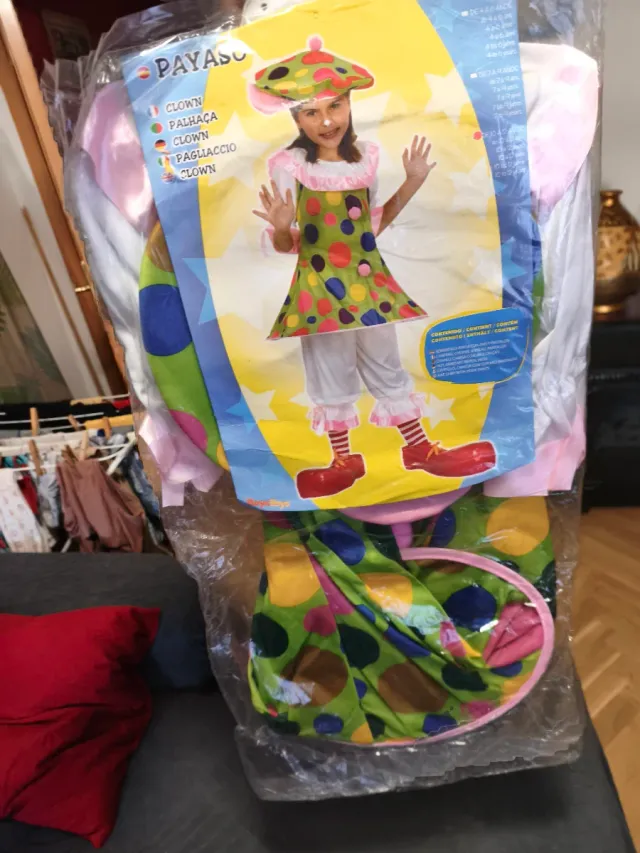 Disfraz Payaso Infantil 10/12 Años
