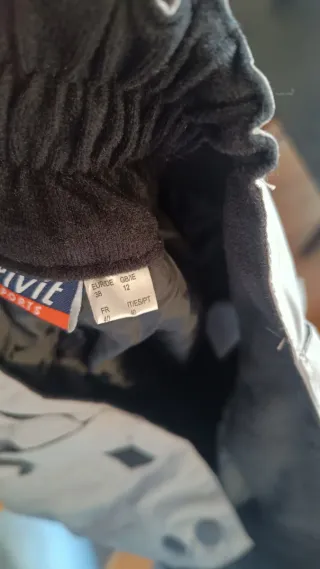 Pantalón de nieve gris