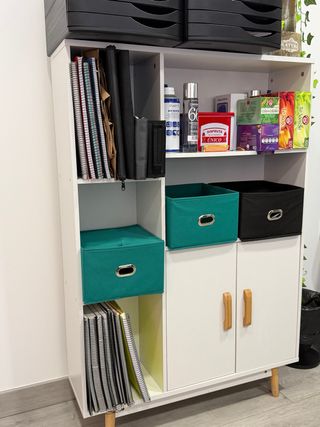 Estantería Nórdica Auxiliar Blanca