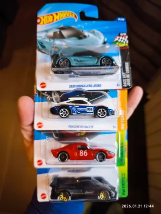Lote 4 Coches Hot Wheels