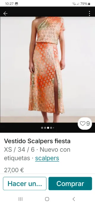 Vestido fiesta Scalpers multicolor