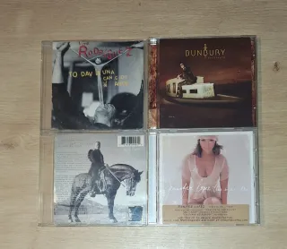 Lote 4 CDs: Bunbury, Los Rodríguez, J. Lopez
