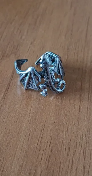 Anello Unisex Gotico Punk Regolabile Nuovo