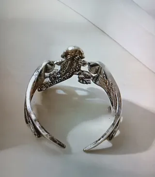 Anello Unisex Gotico Punk Regolabile Nuovo