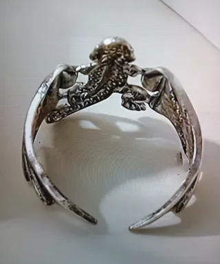 Anello Unisex Gotico Punk Regolabile Nuovo