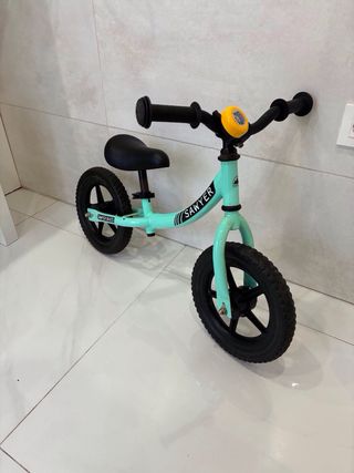 Bicicleta sin pedales Sawyer verde agua
