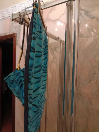 Falda y bolso estampado cebra