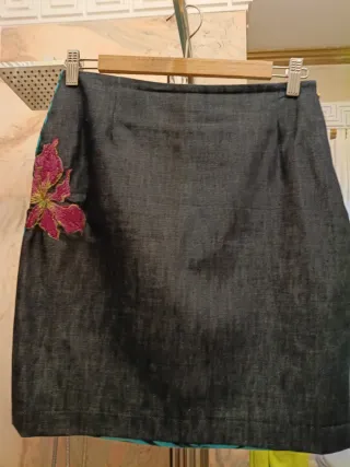 Falda y bolso estampado cebra