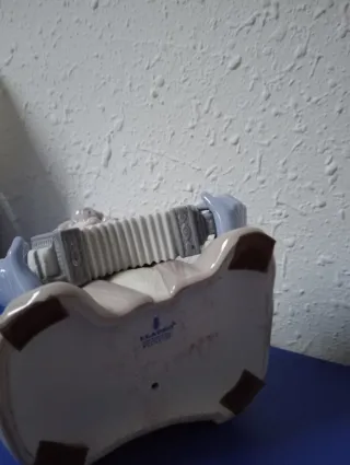 Figura Lladró Payaso Acordeón Madera