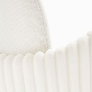 Due Sgabelli da Bar (111cm) Imbottiti, Bianchi