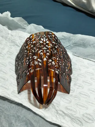 Peineta Mantilla Carey Marrón