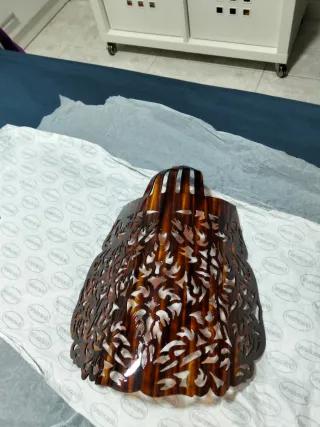 Peineta Mantilla Carey Marrón