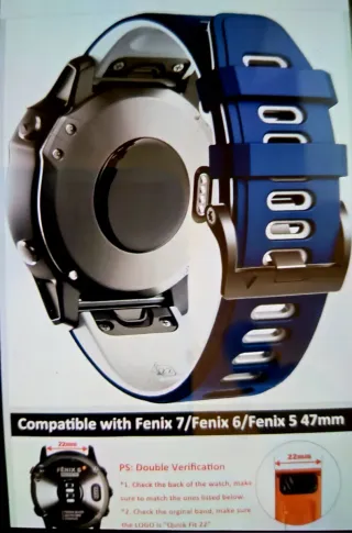 Correa ANBEST para Garmin Félix 7 / 6 / Pro / 5