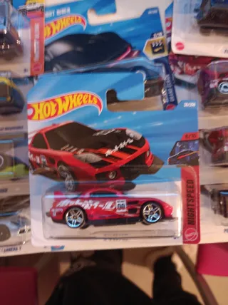 Hot Wheels Night Speed Rojo
