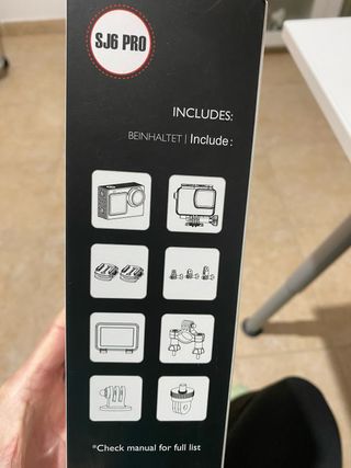 Cámara de Acción SJCAM SJ6 PRO 4K 60FPS