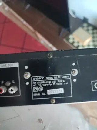 Sintonizador radio Sony ST-JX661 Digital