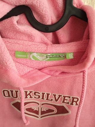 Sudadera Quiksilver Rosa niña 8-11 años