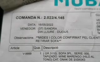 Sofá 3 plazas 310cm gris tela Asientos extensibles