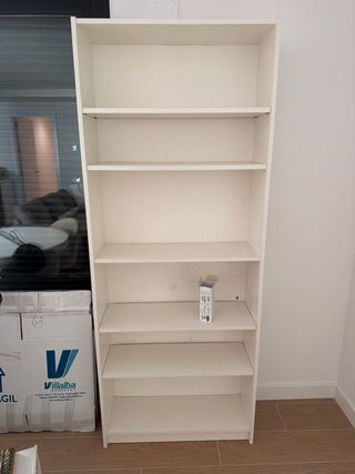 Librería BILLY IKEA blanca 80x28x202 cm
