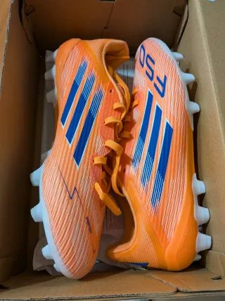 Botas Fútbol Adidas F50 LESGUE Naranja/Azul