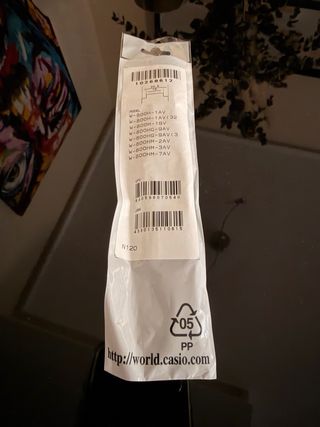 Correa de repuesto Casio gris