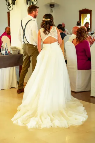 Vestido de Novia Blanco Encaje