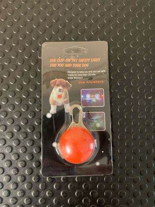 Luz LED Seguridad Mascota Clip-On