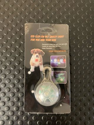 Luz LED Seguridad Mascota Clip-On