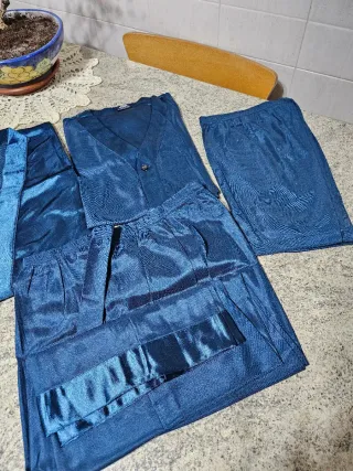 Pigiama uomo elegante blu