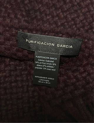 Bufanda Purificación García