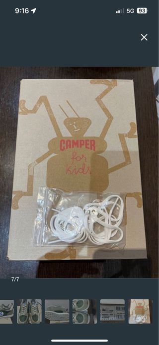 Bambas Camper Talla 37 Verde/Beige