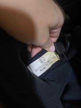 Casco de moto LS2 gris