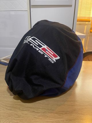 Casco de moto LS2 gris