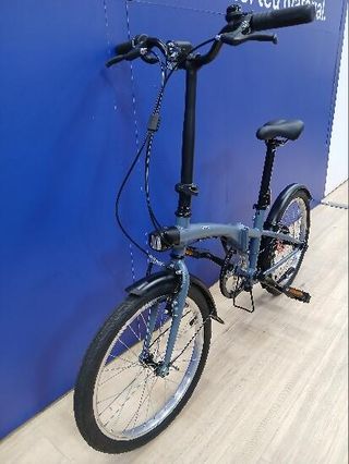 Bicicleta plegable 20 pulgadas 6V Tilt 120 gris