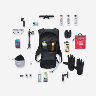 Mochila Hidratación Ciclismo MTB Negro 4 l/1 l