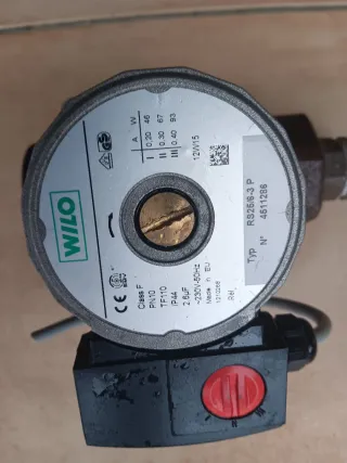 Bomba de agua Wilo RS25/6-3 P caldera