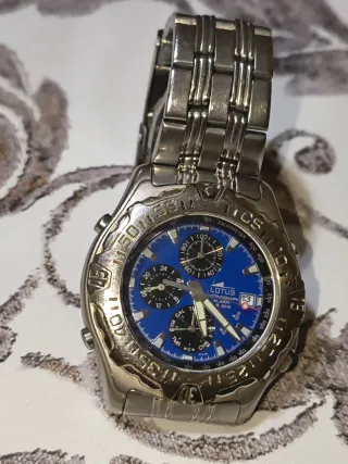 Reloj Lotus Cronógrafo Azul