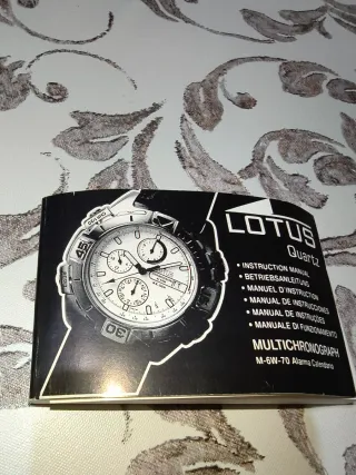 Reloj Lotus Cronógrafo Azul