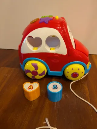 Coche interactivo de arrastre