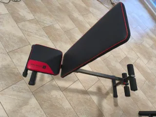 Banco de pesas, diferentes posiciones