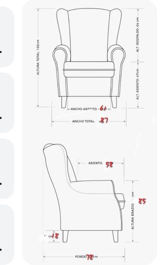 Sillón clásico cómodo beige a rayas - EN SEVILLA