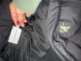 Abrigo plumífero Calvin Klein Jeans M Negro