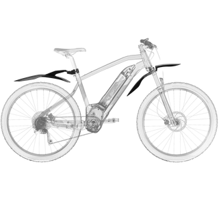 Kit Guardabarros Bici MTB Delantero + Trasero Rígidos V3