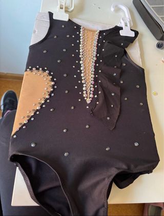 Maillot Gimnasia Rítmica Corazón Brillante