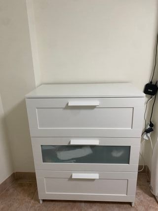 Cómoda Ikea Blanca 3 Cajones