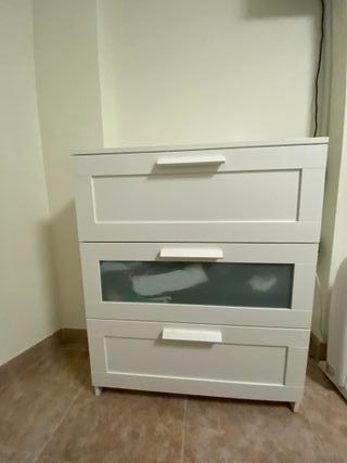 Cómoda Ikea Blanca 3 Cajones
