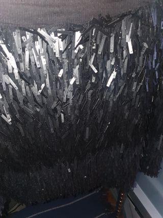 Falda Zara lentejuelas T.M